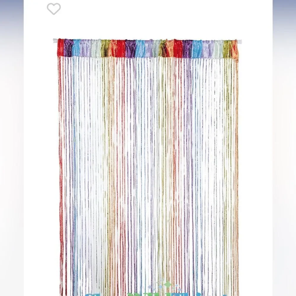 Party Decorations String Curtains Sparkle Rainbow Vibrant Multicolor